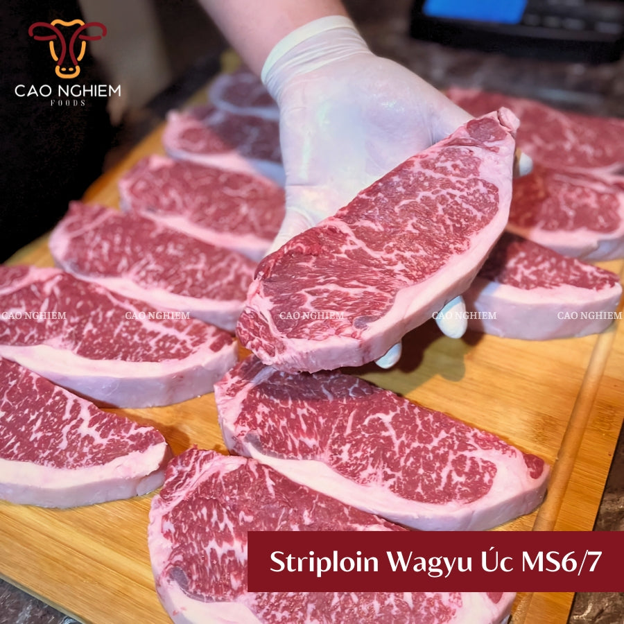 Wagyu Rinderhüfte Australien MS6/7 - Striploin Australian Wagyu MS6/7 Tajima